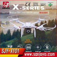 UAV Quadcopter SJY-X101 RC Racing Drohne zum Verkauf Fernbedienung Spielzeug eine Schlüsselrückgabe